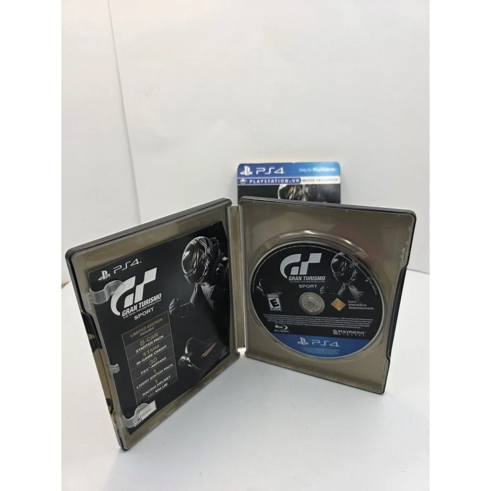 Gran‎ Turismo Sport Limited Steelbook Edition PS4 PlayStation 4 Complete